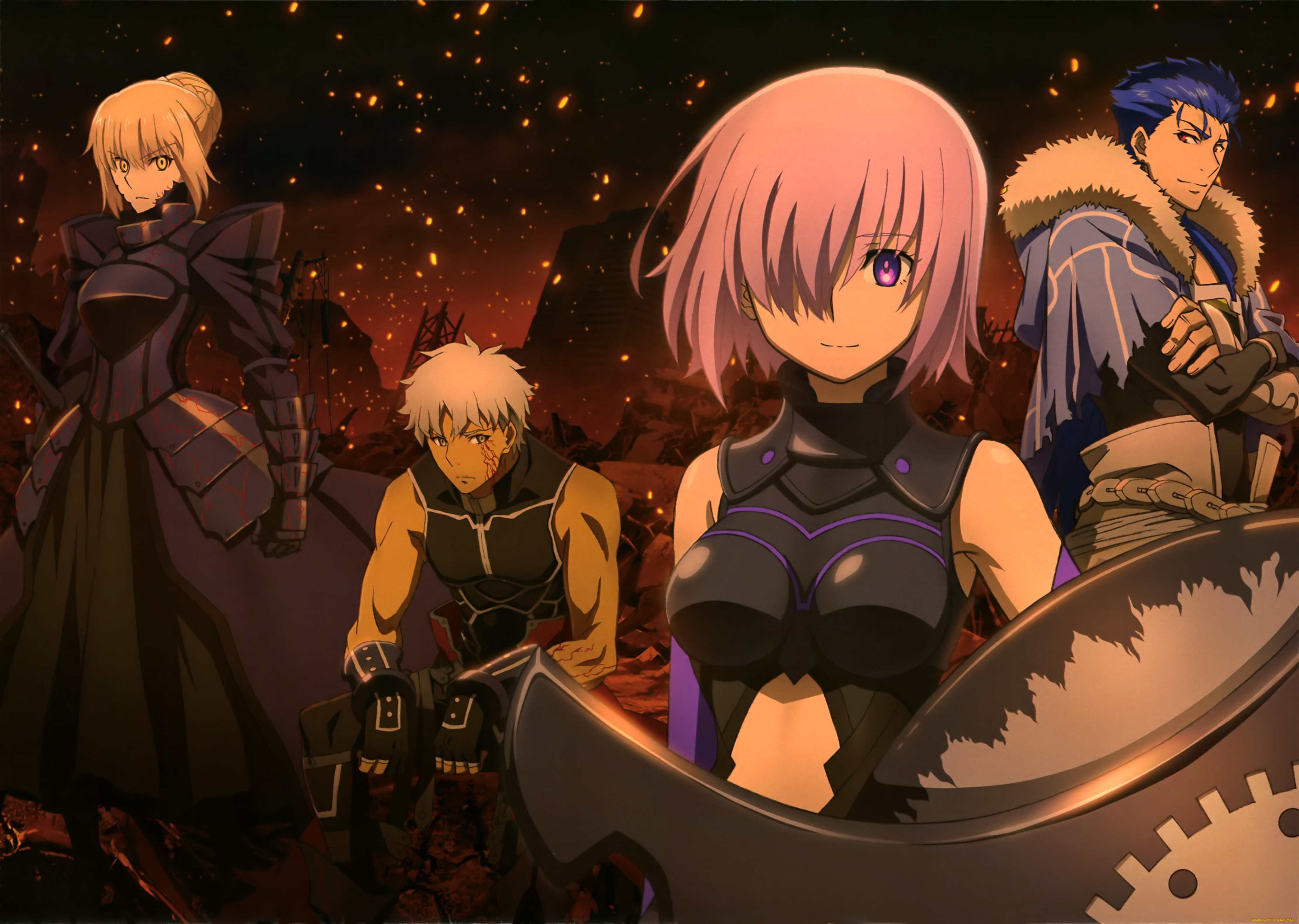 , fate, stay night, grand, order